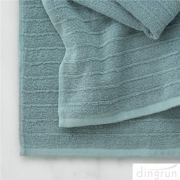 100% Cotton Textured Bath Towel Set of 6 Soft Luxurious Bathroom Towels