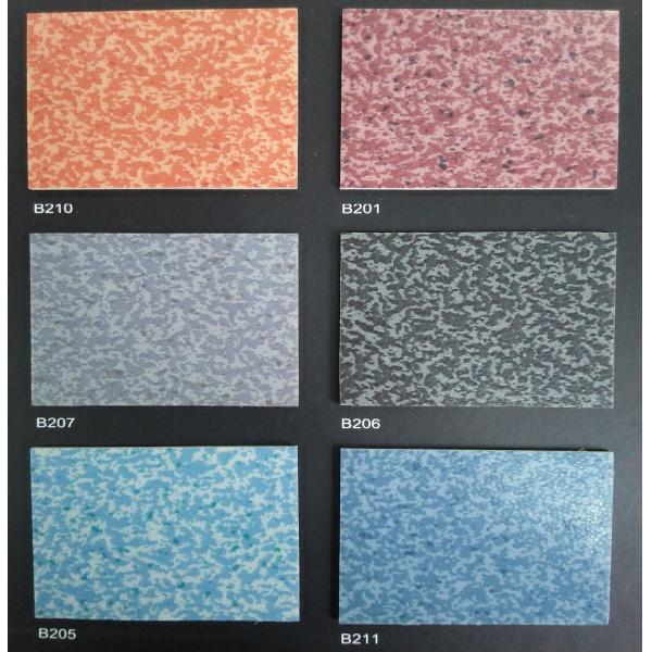 Colored PVC Floor Covering Thickness 2.0mm Anti - Corrosive Feature