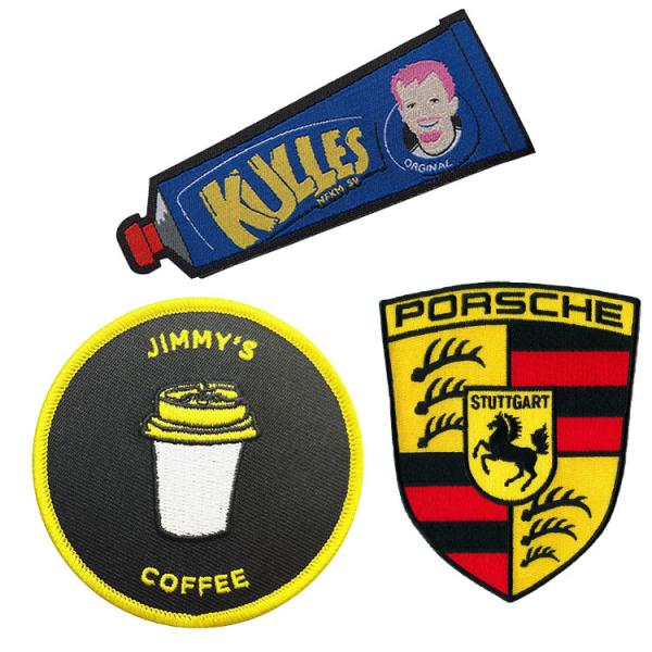 Felt Fabric School Badge Logo Custom Sew On Patches For Jackets