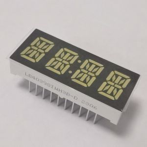 Custom Ultra White 4 Digit 10.2mm 14 Segment LED Display common anode for home