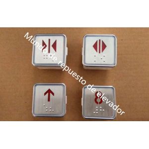 The button MT42 with braille for elevator