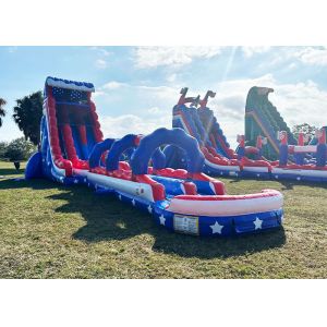 Cheap Commercial Grade Inflatable Water Slide Amusement Park Inflatable Outdoor Water Slides for sale