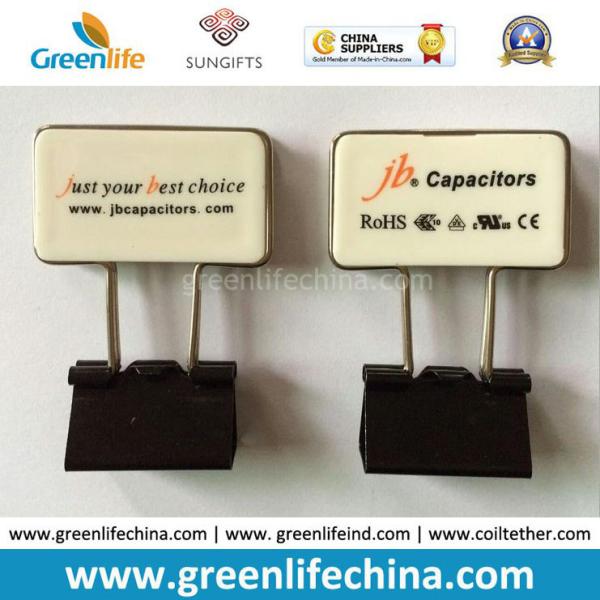 Quality Advertismental Paper Clips Round Yellow Panel Office Clips wholesale