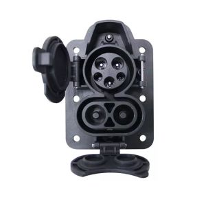 CCS 1 Dc Fast Charge Connector Socket Adapter US 200A CCS Inlet Dc EV Charger