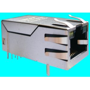 12pins PHY Gigabit Rj45 PCB Mounting Jack LPJK0071AINL Shield W/LEDs Latch-up