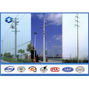 China Hot Dip Galvanized Electrical Power Pole for Transmission & Distribution on sale