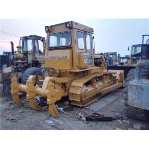 New Paint Used CAT Bulldozer D6D , Heavy Equipment Dozer New Track Shoes 3