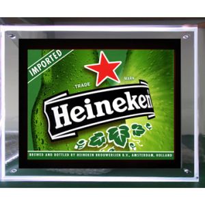Desktop style colorful advertising crystal led light box
