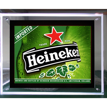 Quality Desktop style colorful advertising crystal led light box wholesale