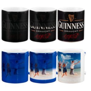 FDA Approved 11oz pac man heat changing mug color changing cups