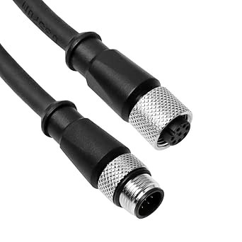Quality Alvin's Cables M12 A-Code 8 Pin Male to 8 Pin Female Cat6a High-Flex Shielded Sensor Actuator Cable for Cognex Industrial Camera 65.6ft wholesale