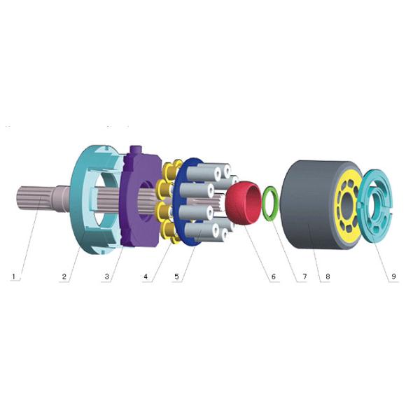 Hydraulic Piston Pump Kawasaki NV64/70/80/84/111/120/137/172/210/237/270/UH055-7(NV84)