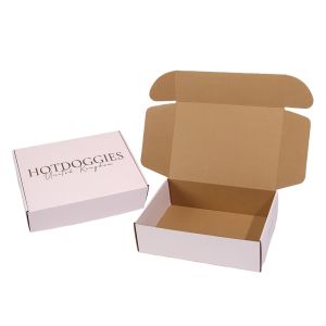 Custom Packaging Subscription Shipping Mailer Boxes for Mailing in Brown Kraft Paper