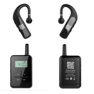 China R8 Balck Color Portable Audio Tour Guide Equipment 200 Meter Distance on sale