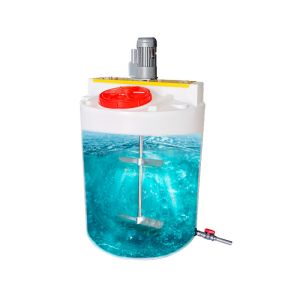 Rotational Poly Plastic 100 Gallon Mixing Tank With Agitator