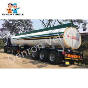 3 Axles 4 Compartments 40000L Liquid Tanker Trailer