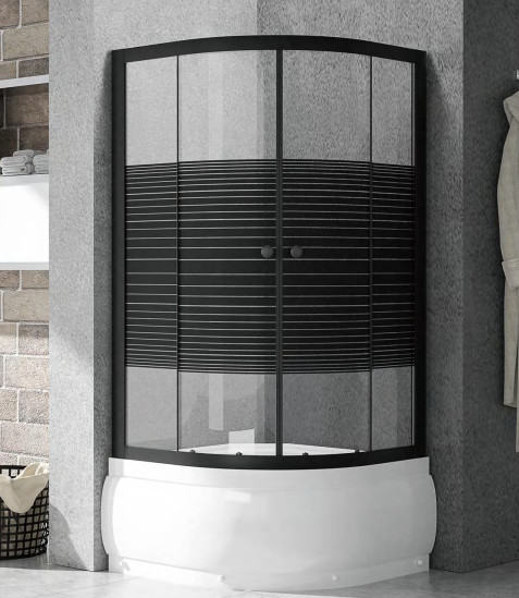 Square Corner Shower Cubicles High Threshold Tray Sliding 800 X 800 Shower