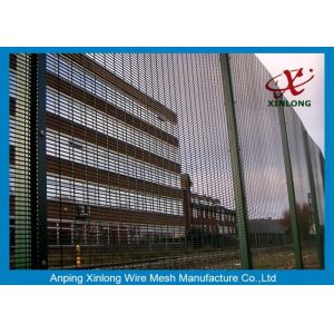 Anti - Climbing Galvanized 358 High Security Fence Convenient Installation for