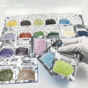 China 0.8mm 2mm 2.8mm Green Pink Blue Color Moissanite Grade 3A 5A Small Size CZ Cubic Zirconia on sale