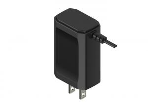 Cheap Black 5W Universal Wall Mount Power Adapter , Wall Plug Power Adapter For Mobile for sale