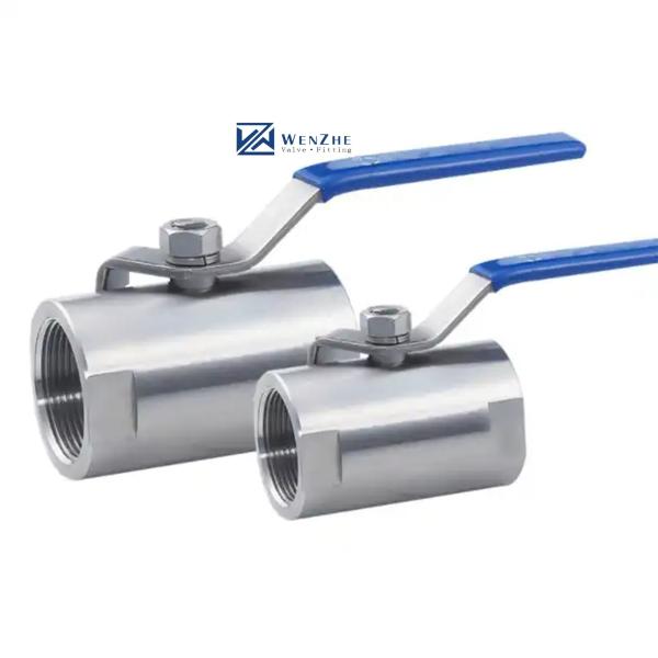 NPT BSPT Thread Semi-Steel Round Bar Stock Ball Valve in Stainless Steel 201 304
