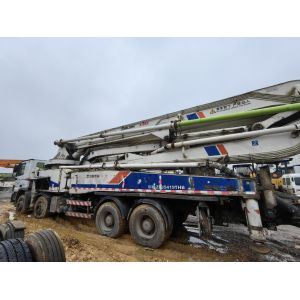 Stocked 49m Used Concrete Boom Pump with High Capacity and Cylinder Type