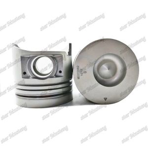 China 6D16 Engine Piston Chamber Size 59mm 3×2.5×4mm Pin Hole 38mm ME072062 ME072064 For Mitsubishi Engine Spare Parts on sale