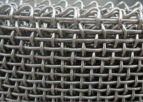 Rectangle Stainless Steel Crimped Wire Mesh , Fine Mesh Hardware Cloth