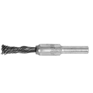 Solid Shank Single Twist Wire End Brush 10mm OD for Rust Paint Removal Tools