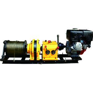 5T Diesel Engine Honda Gasoline Cable Pulling Winch