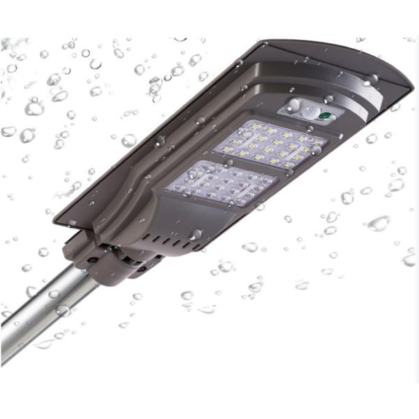 All In One Solar Sensor Street Light , Led Solar Street Lamp IP65 Rainproof Anti