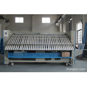 380V Heavy Duty Bed Sheet Folding Machine , Automatic Laundry Folder