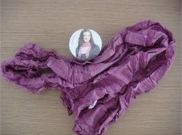 China Compressed Knitted Scarf, 100% Cotton, Plain Dyed, Fashional Scarf YT-737 on sale