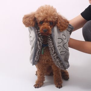 Supper Absorbent Polyester Dog Microfibre Drying Towel 80x23cm