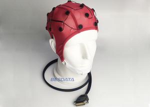 China Soft EEG Electrode Cap EEG Hat With Excellent Electrical Conductivity Electrodes on sale