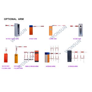10 Million MCBF Servo Motor Automatic Barrier Gate With LED Light