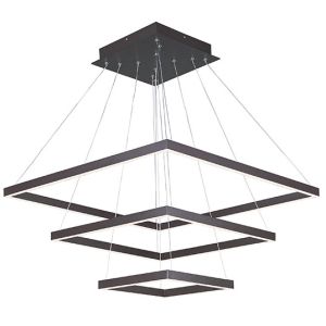 Smart Simple Square Modern Ring Light For Bedroom 3000K