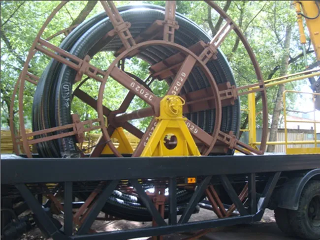 Pert Fiber-Reinforced Flexible / Rigid PU Insulated Pipe Integrated Production Line