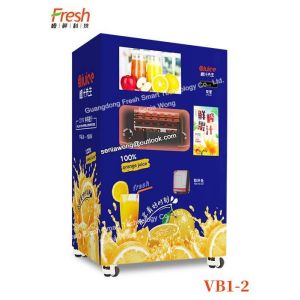 Cheap Orange Juice Vending Machine with Online software Coin Bill Credit Card Orange Juice Vending Machine for Sale Automatic for sale