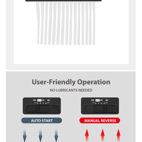 Strip Cut Paper Shredder for Home