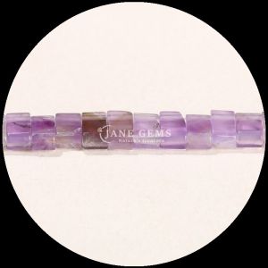 Cube Gemstone Bead in Various Crystal Colors Red Agate Rose Quartz for DIY