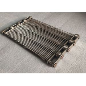 Flat Flex Freezer Ss201 0.8mm Spiral Mesh Belt
