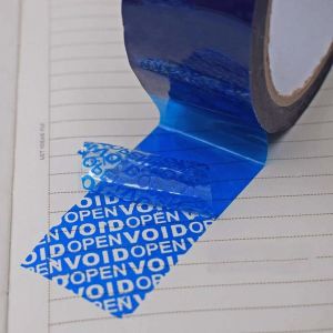 Anti Theft Warranty Tamper Evident Packing Tape Self Sealing Security Open Void