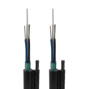 Cheap Waterproof GYTC8S 24 Core Armored Self-Supporting Optical Cable for Outdoor Networks for sale