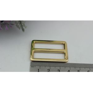 Factory outlets gunmetal zinc alloy 37 mm adjustable slide buckles for handbag