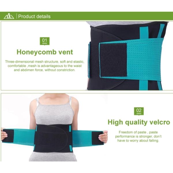 Breathable Exercise Lower Back Orthopedic Medical Waist Support Belt For Man And Women