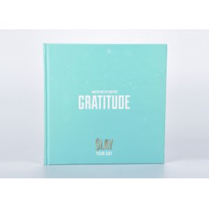 Pretty Bound Hardcover Notebook , Art Paper Stamping Dot Grid Notebook