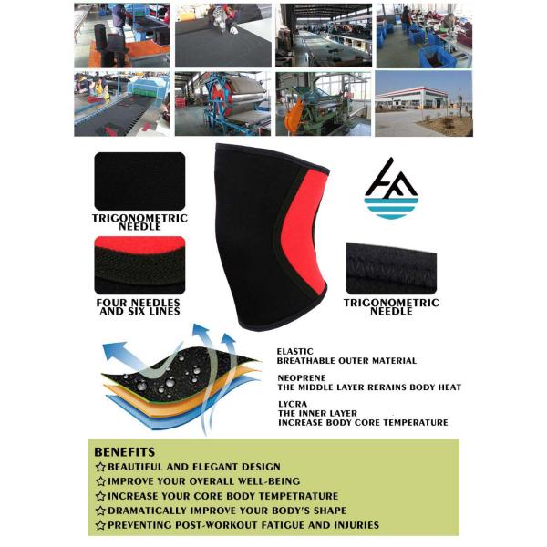 Compression Athletic Knee Brace Basketball , Sporter Elastic Knee Sleeve Support