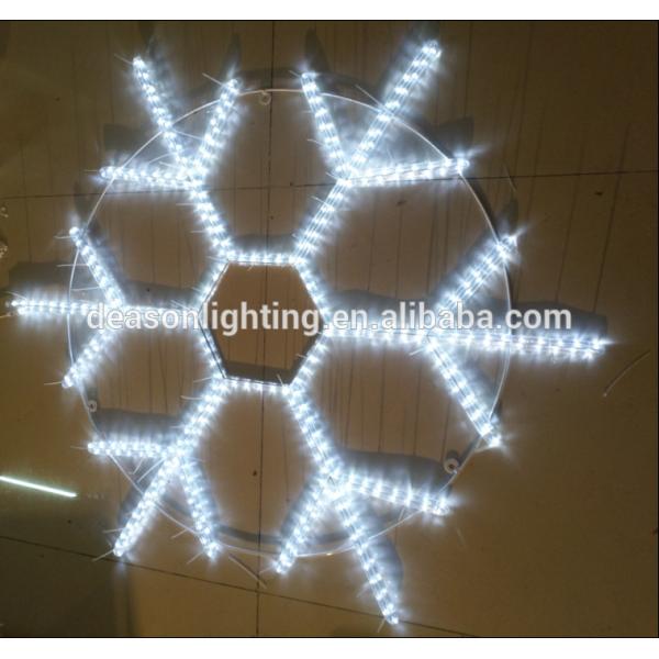 90cm led cool white crystal snowflake