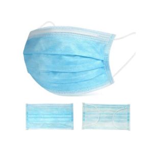 Ear Wearing Disposable Protective Face Mask , Face Mask With Elastic Ear Loop
